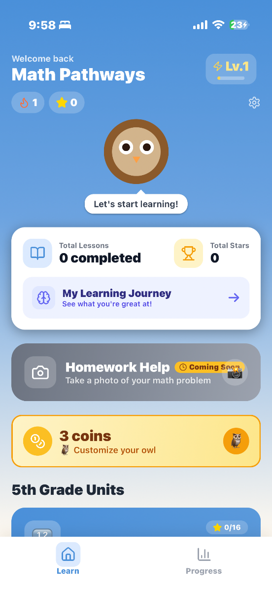Math Pathway: Fifth Grade Edition App Screenshot