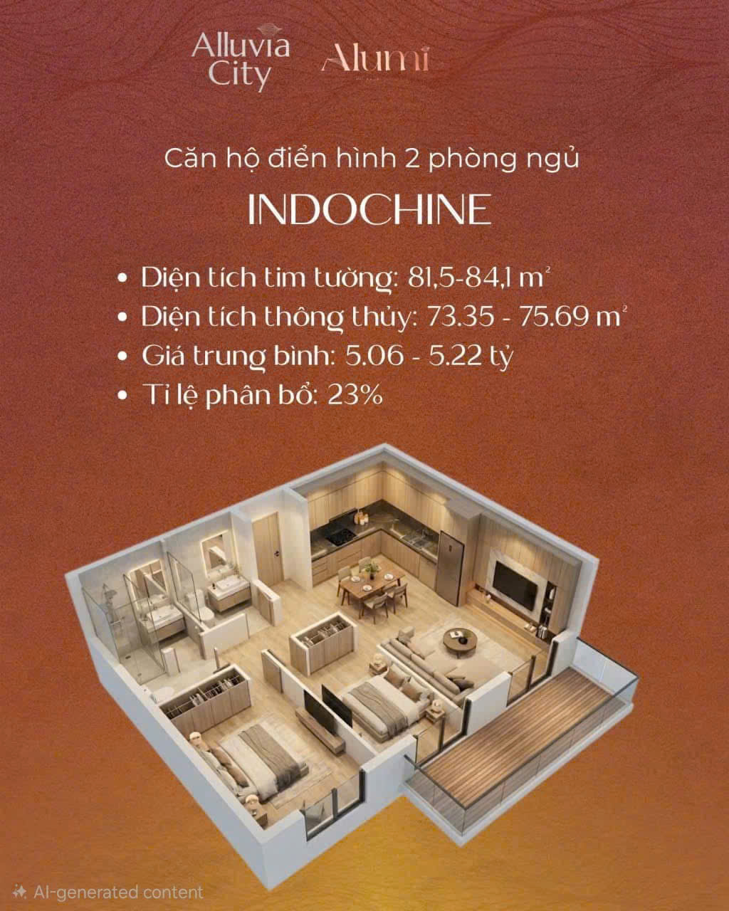Căn 2 Phòng Ngủ