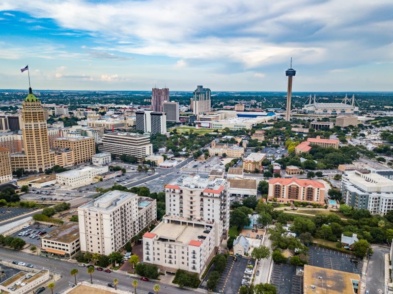 San Antonio Aerial Skyline