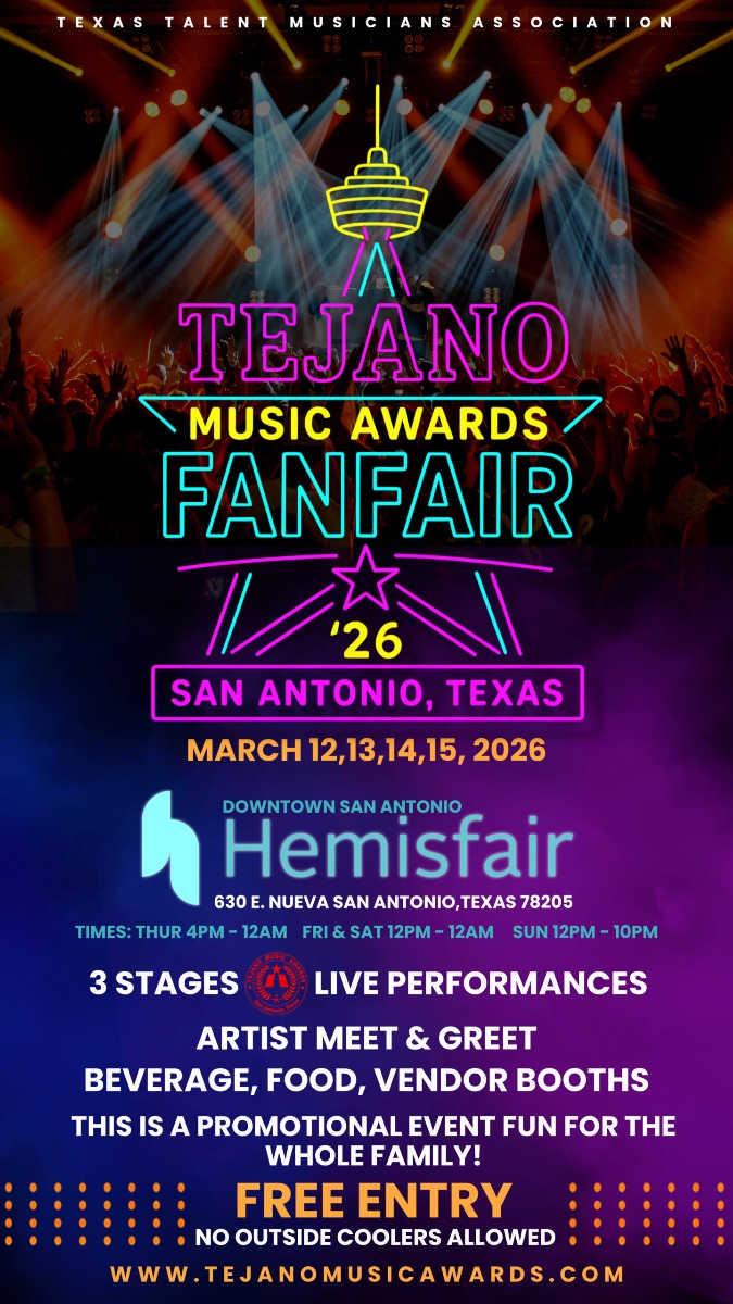 Tejano Music Awards Fan Fair 2026