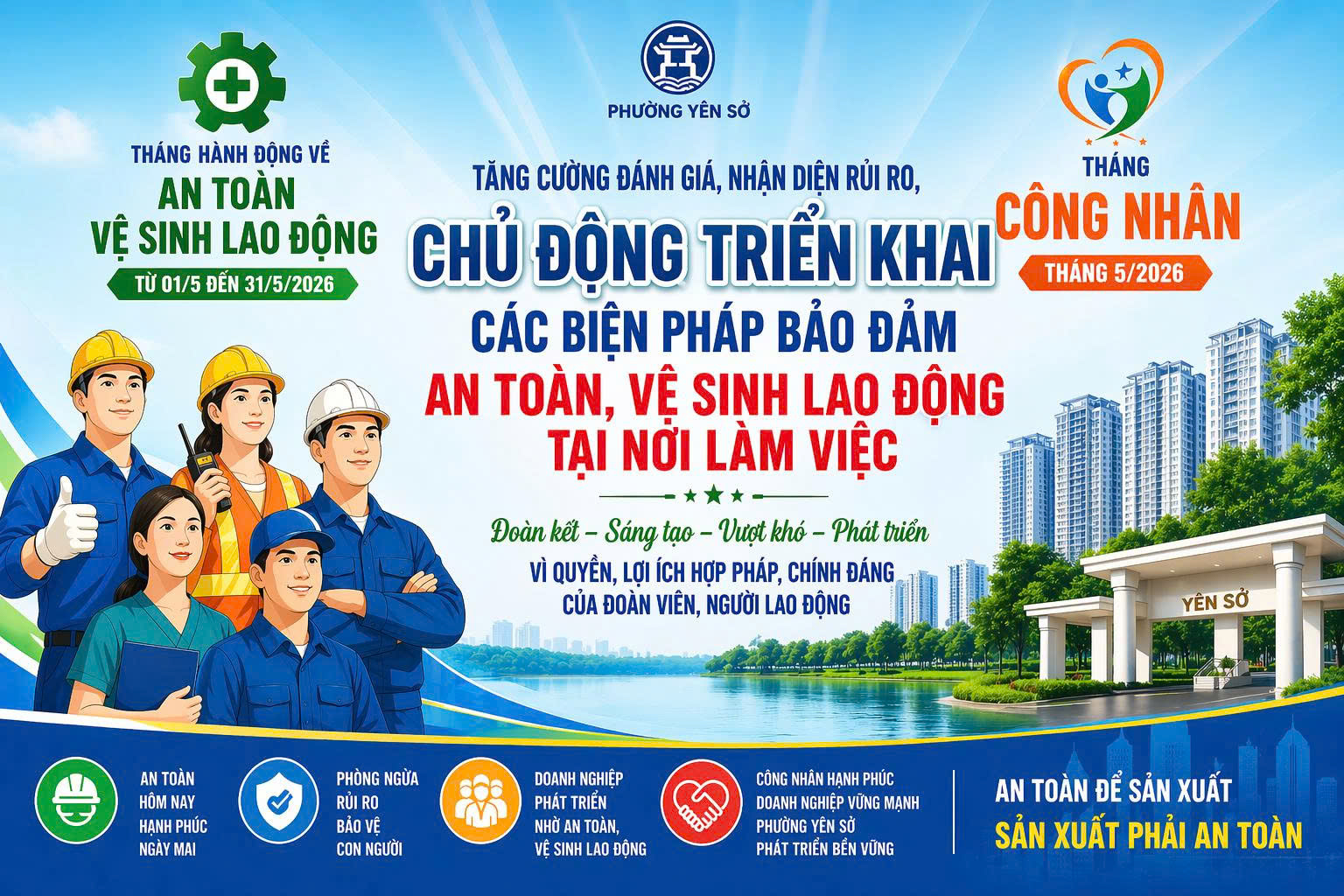 Hưởng ứng Tháng hành động về An toàn, vệ sinh lao động năm 2026