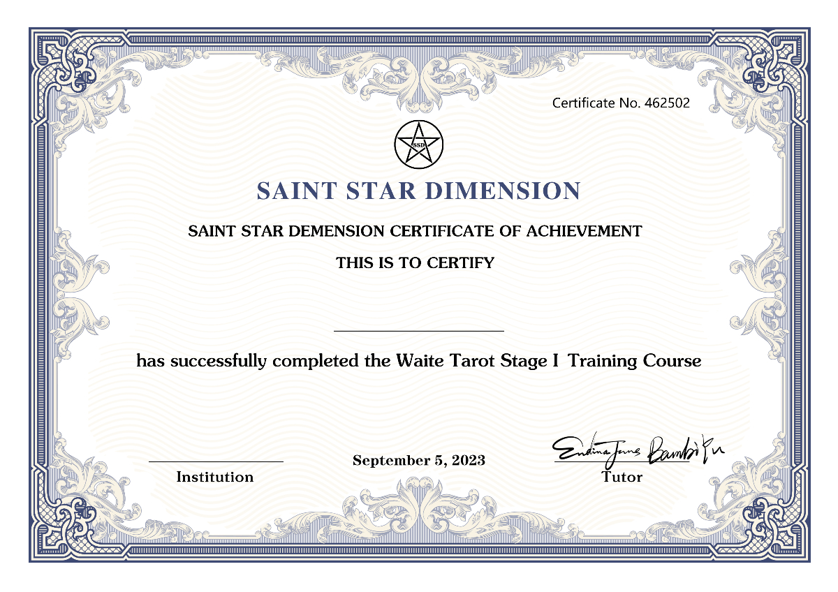 Certification