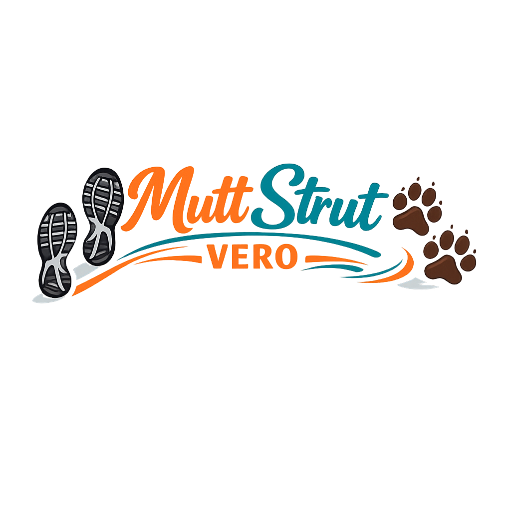 Mutt Strutt Vero Beach Dog Walking Logo