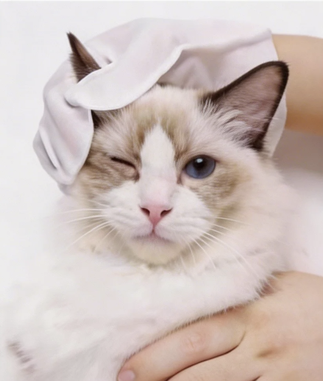 ペット用手袋型ティッシュ