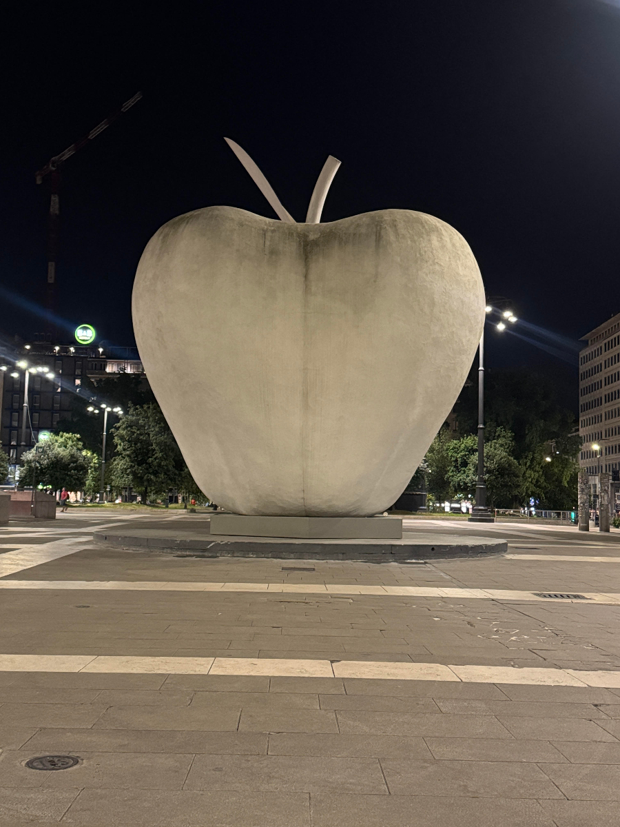 The Apple Made Whole Again by Michelangelo Pistoletto