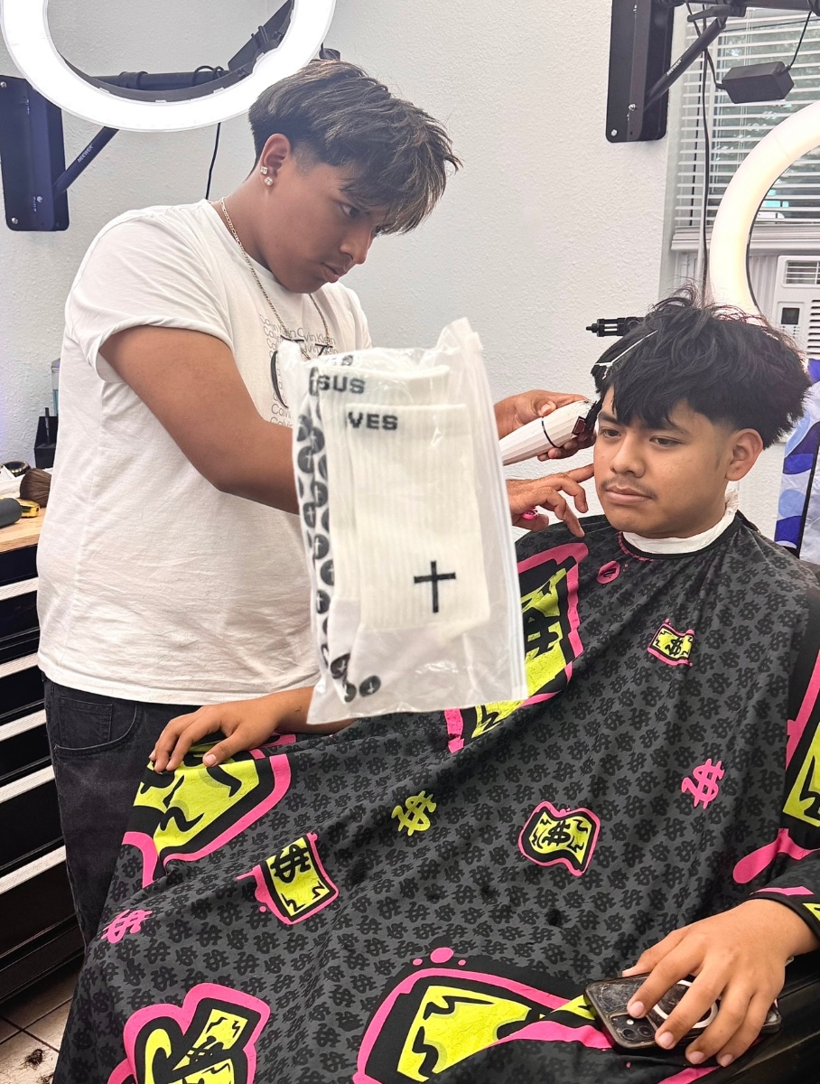 Customer using JSGripSocks