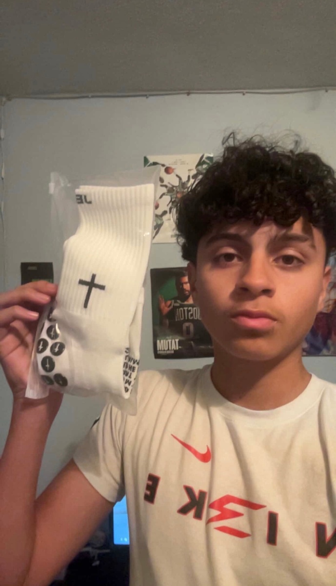Customer using JSGripSocks