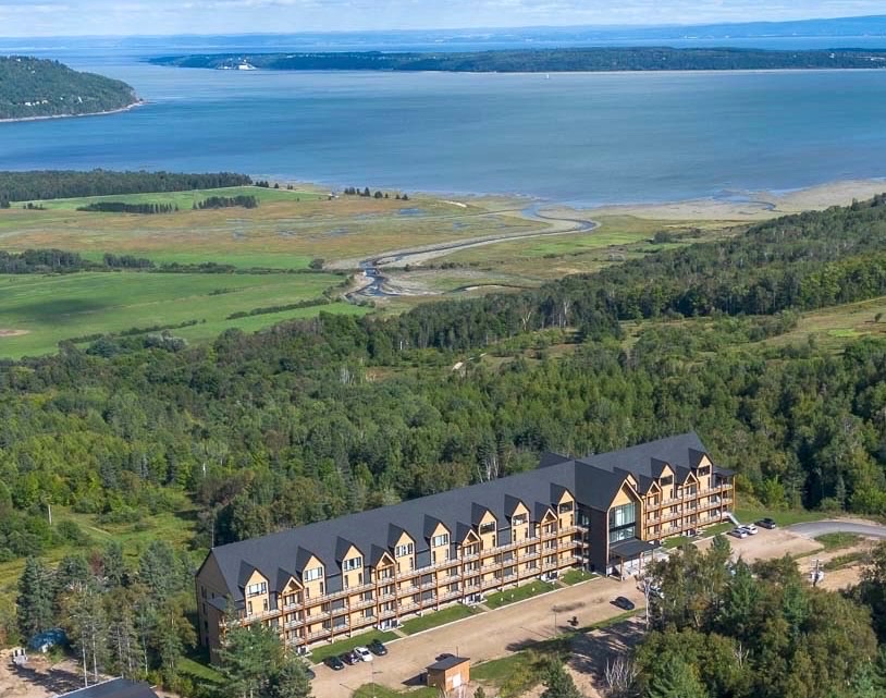 Vue aérienne Aurea Charlevoix