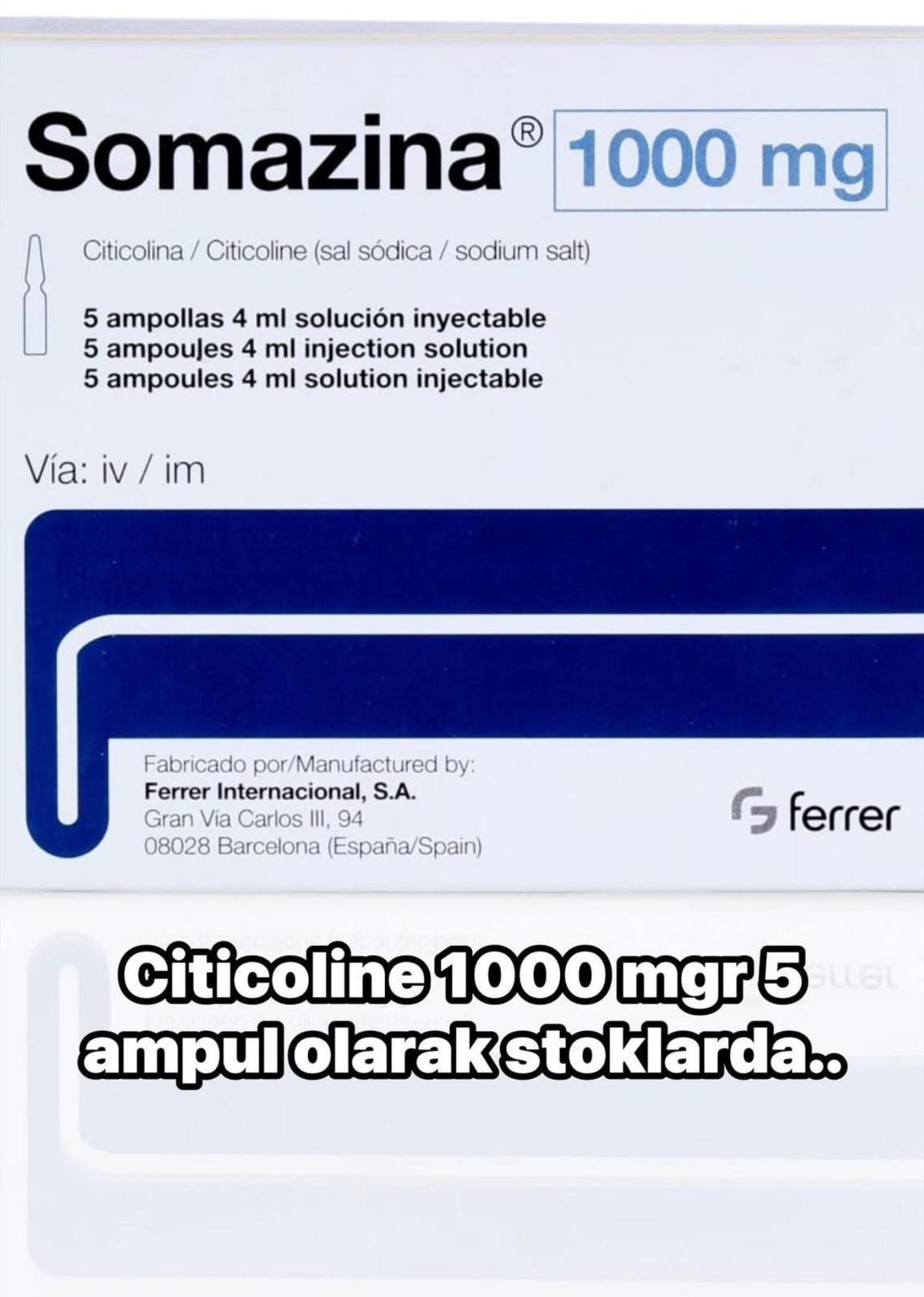Citicoline 1000 mg satın al - en uygun fiyat