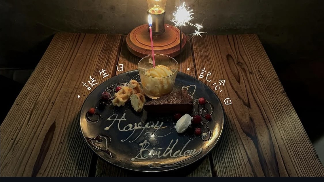 誕生日、記念日プレートございます。