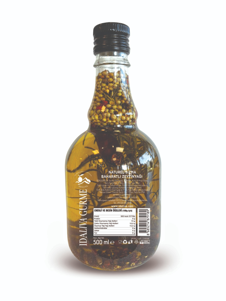 İdaliva Baharatlı Zeytinyağı