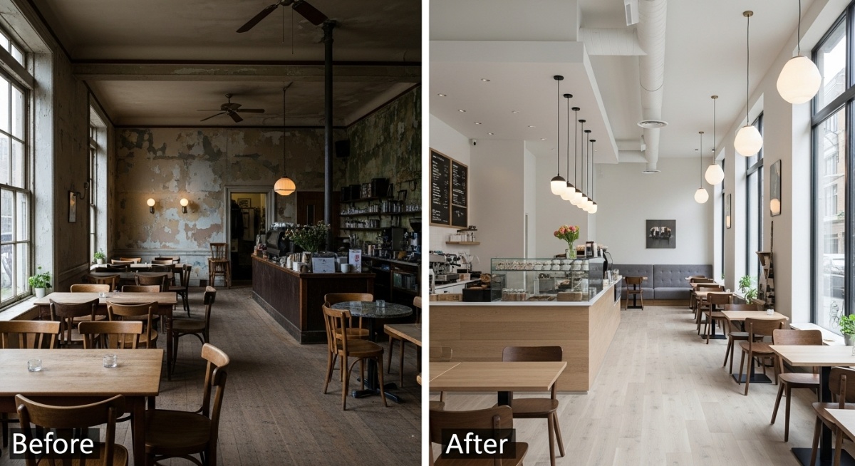 Kafe Tadilatı - İzmir tadilat