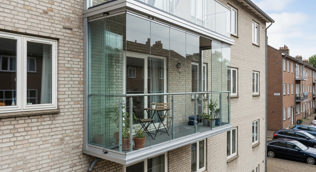 Sürgülü Cam Balkon - İzmir cam balkon hizmetleri