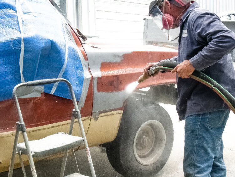 Automotive dustless blasting service California