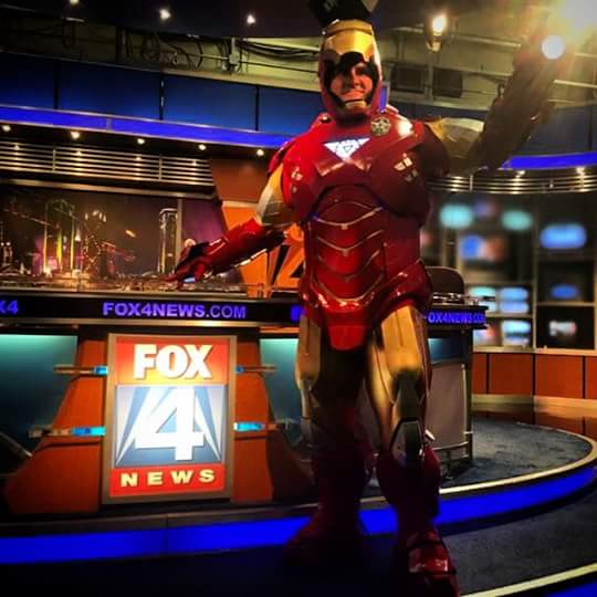 Media interviews about superhero visits