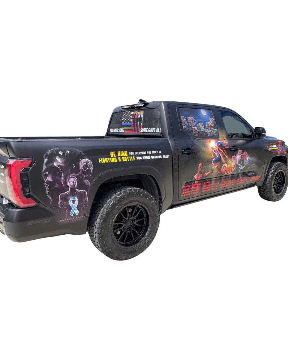 Cancer Sucks Tundra Rear View