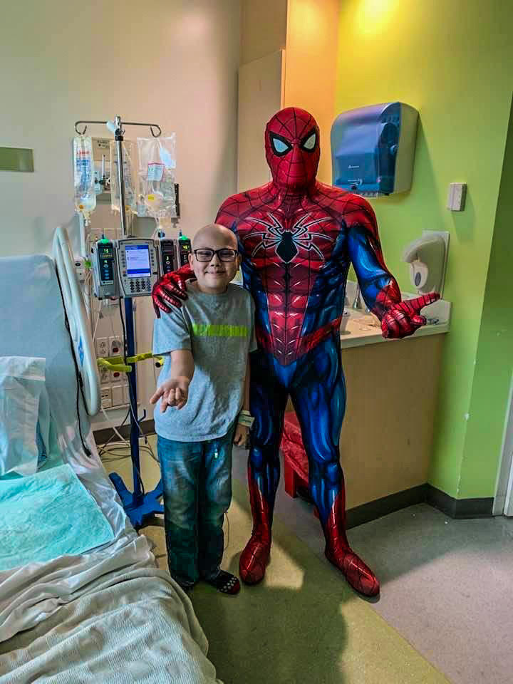 Spider-Man Costume for Hospital Visits
