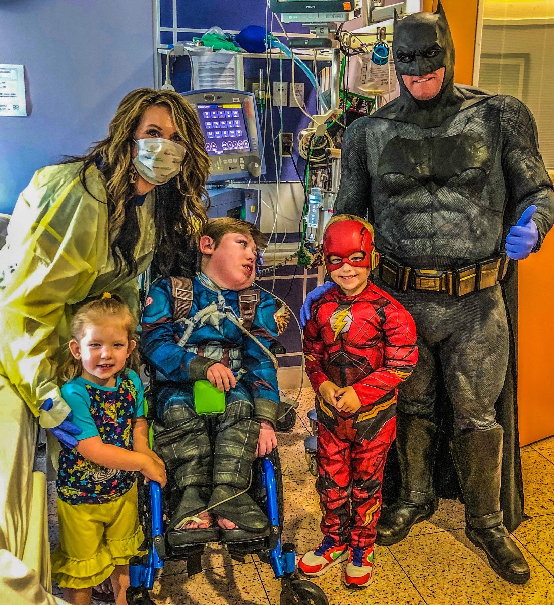 Batman Costume for Hospital Visits