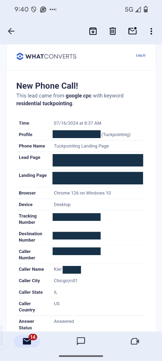 Lead Notification 5