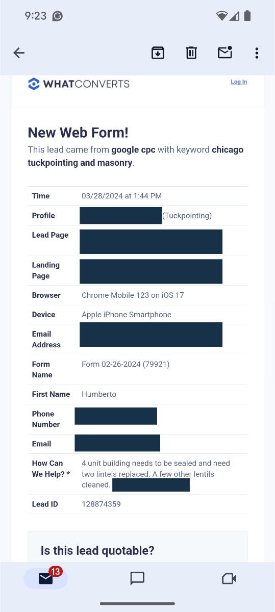 Lead Notification 3