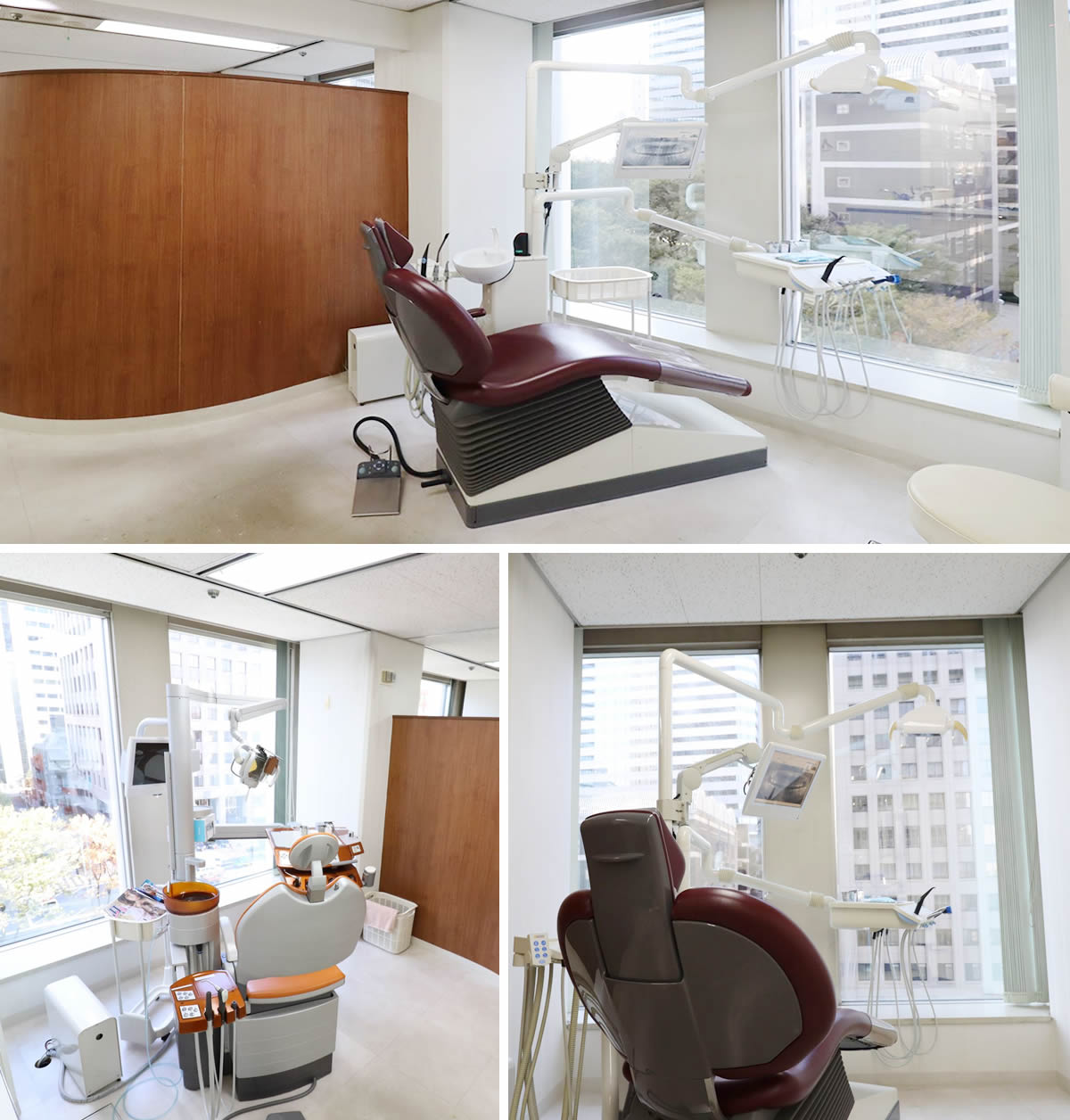 清潔で落ち着いた診療室