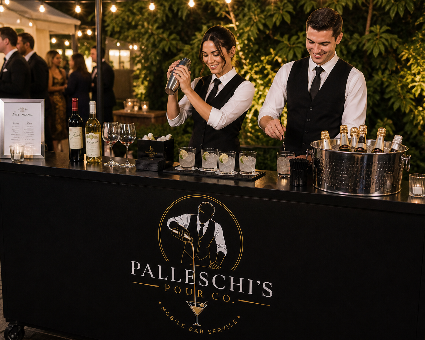 Professional mobile bartending service for New Jersey events