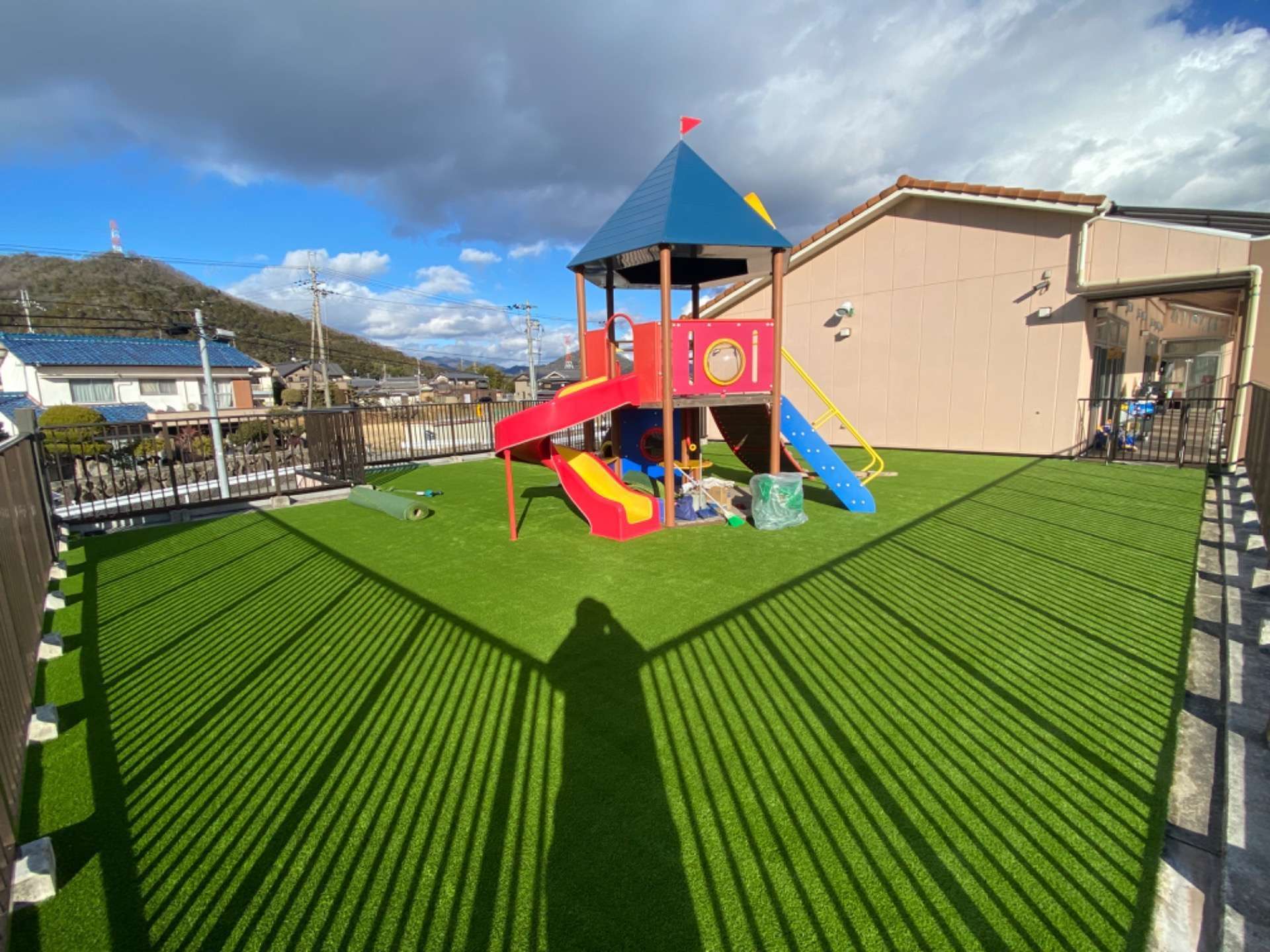 遊び場への施工例