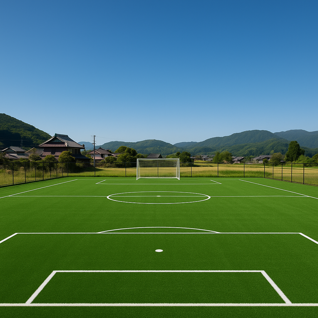 カラフルな人工芝