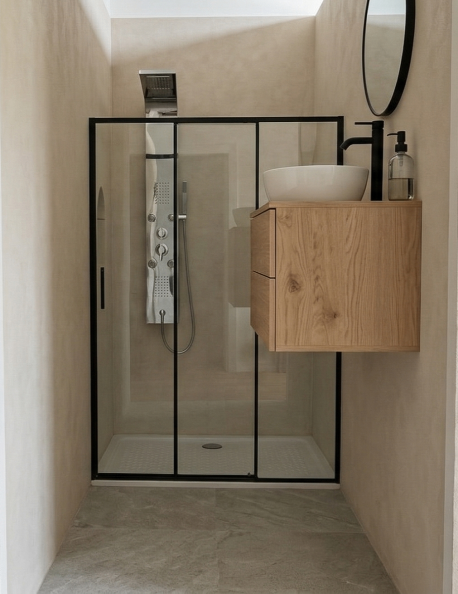 Studio 25m² aménagement japonais minimaliste Saint-Denis — Maison Baobab — vue 3