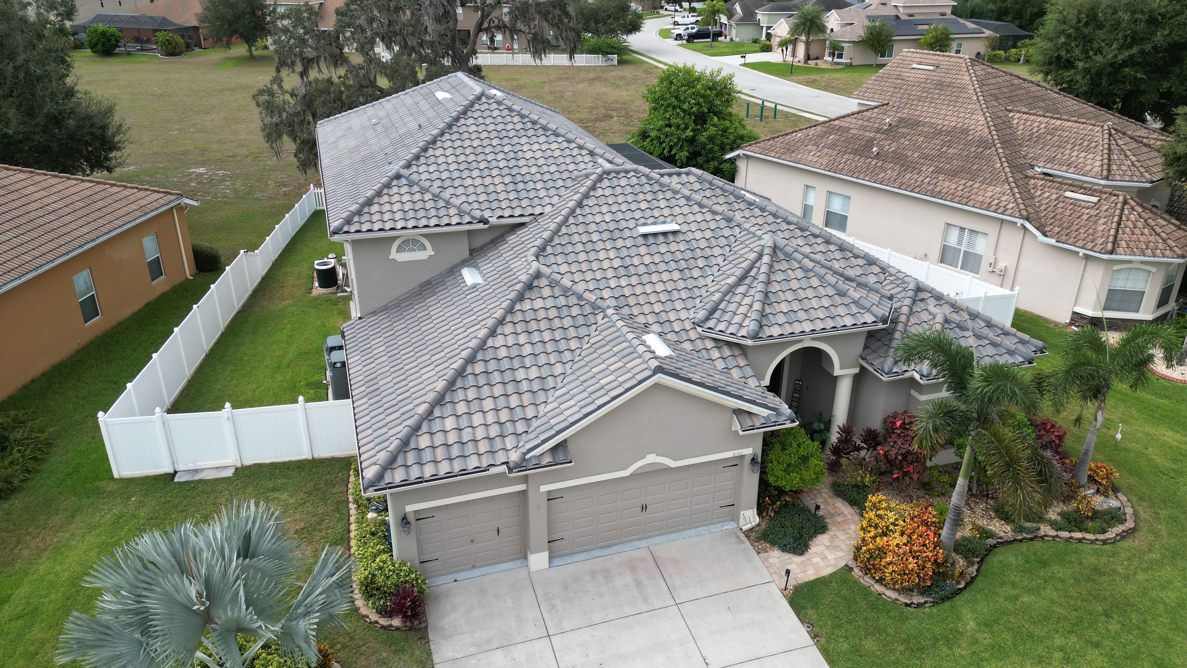 New Tile Roof Installation