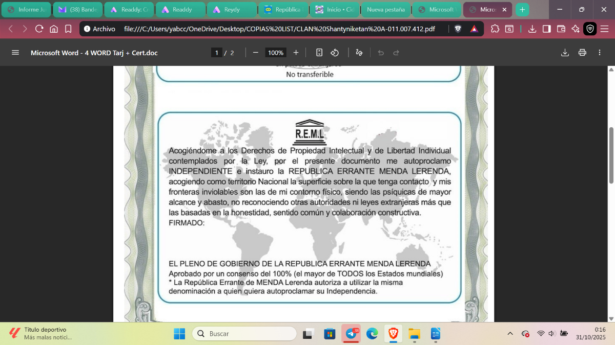 Reverso Acreditación