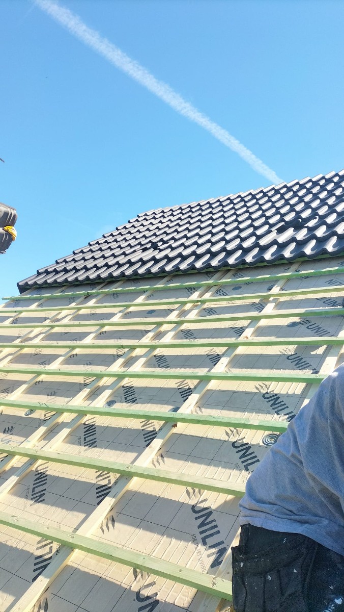 Dakisolatie installatie