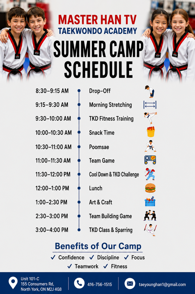 2026 HTKD Summer Camp Schedule