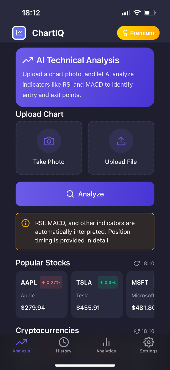 ChartQ uygulama ekran görüntüsü