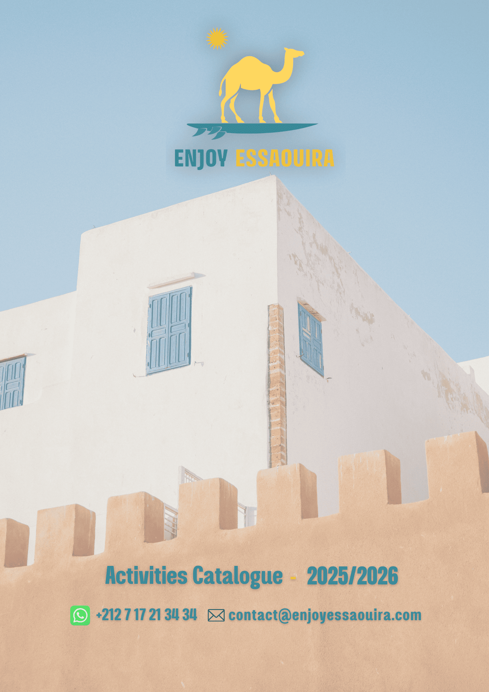 English Catalogue - Enjoy Essaouira Activities Catalogue Enjoy Essaouira - English Version