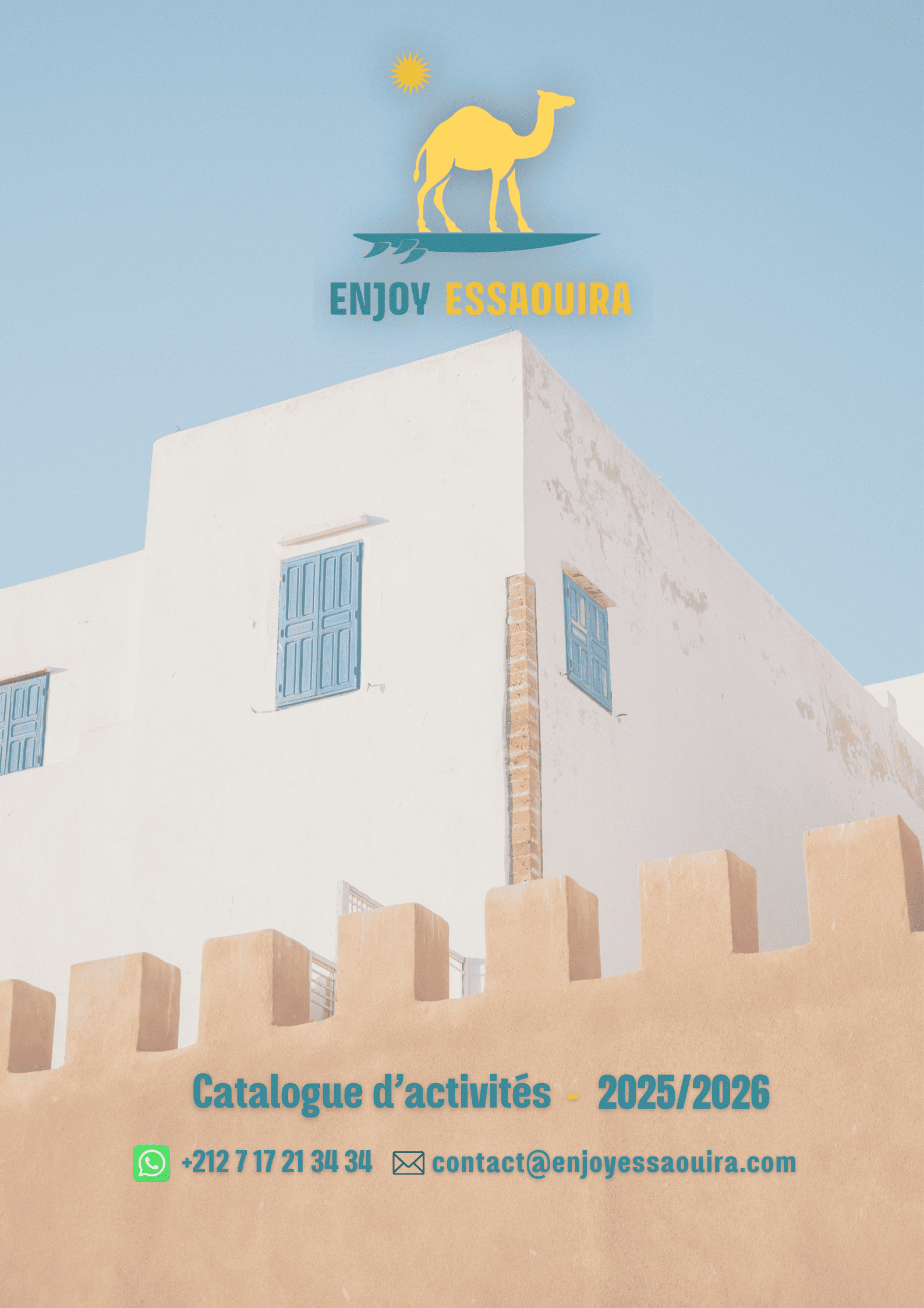 Catalogue Français - Enjoy Essaouira Catalogue d'activités Enjoy Essaouira - Version Française