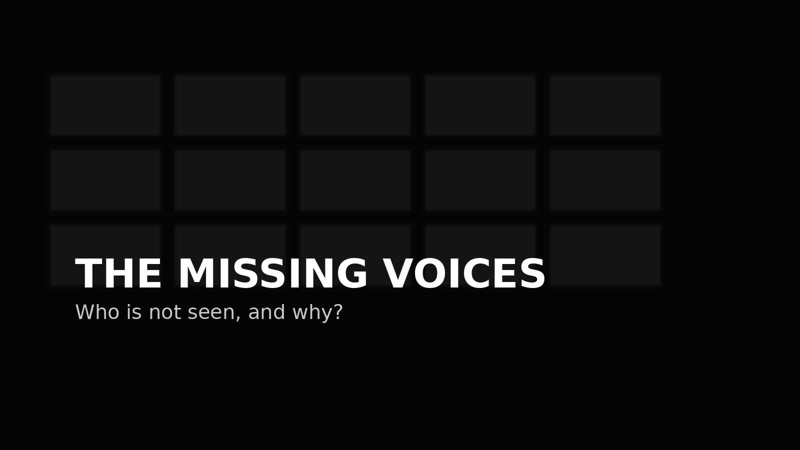 Missing Voices Hero