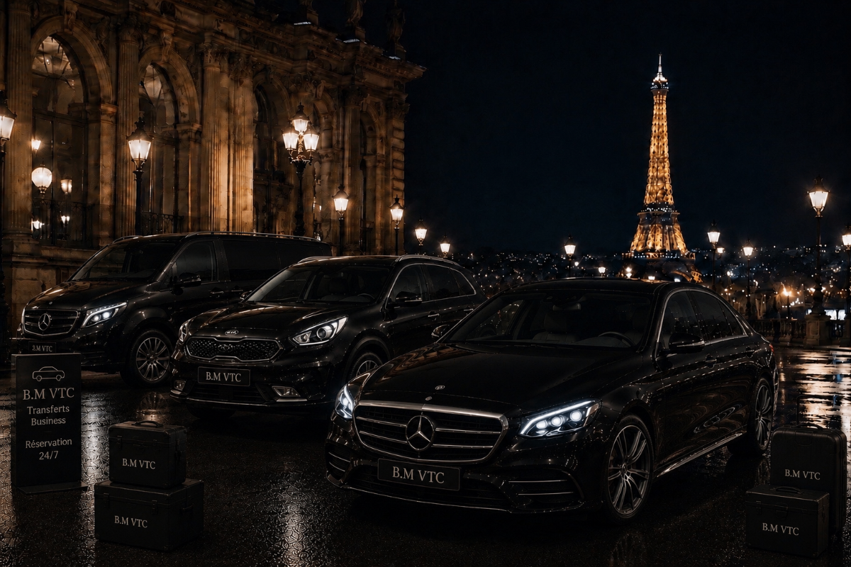 Chauffeur VTC premium Paris