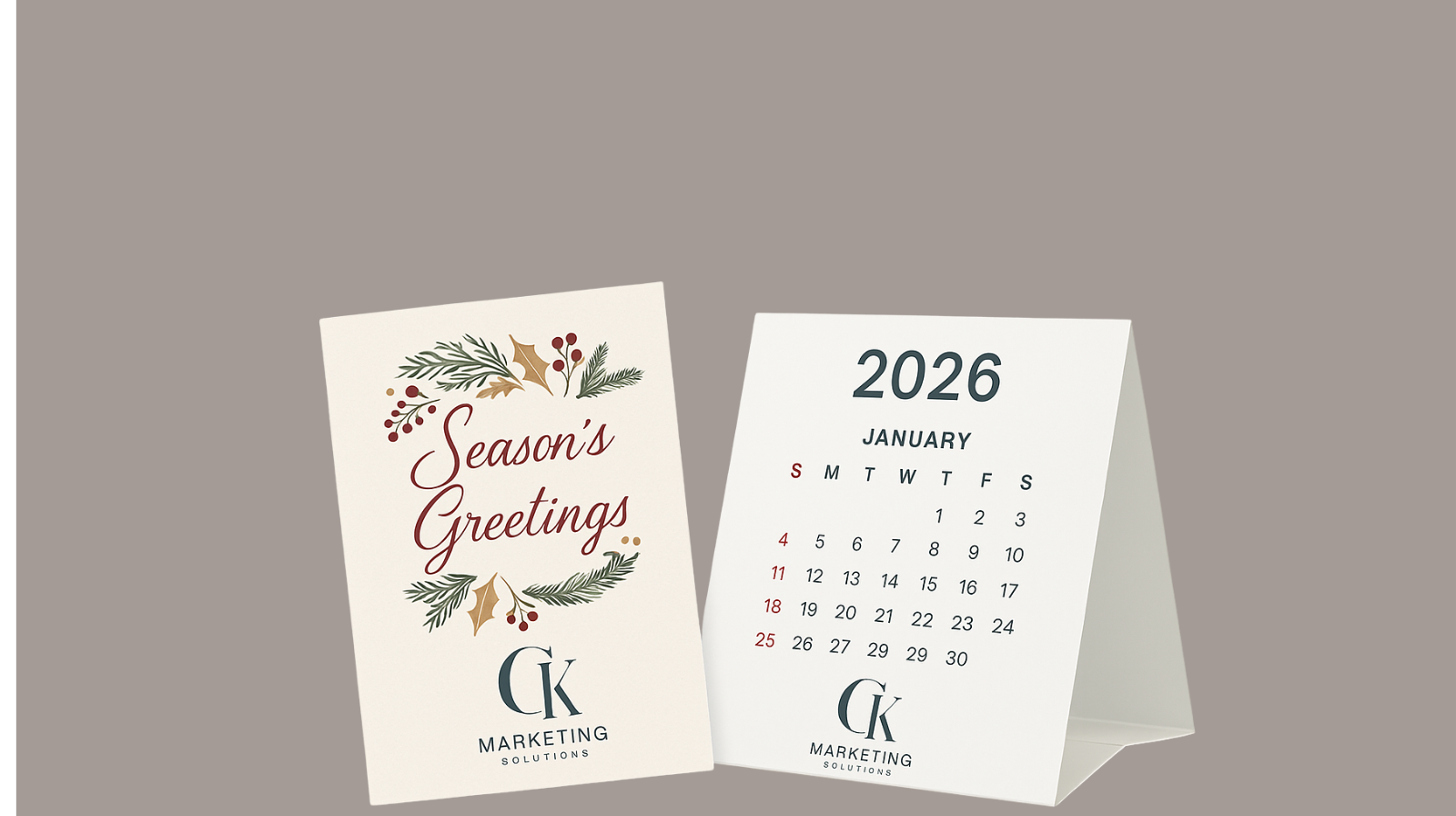 Holiday Cards and 2026 Calendars