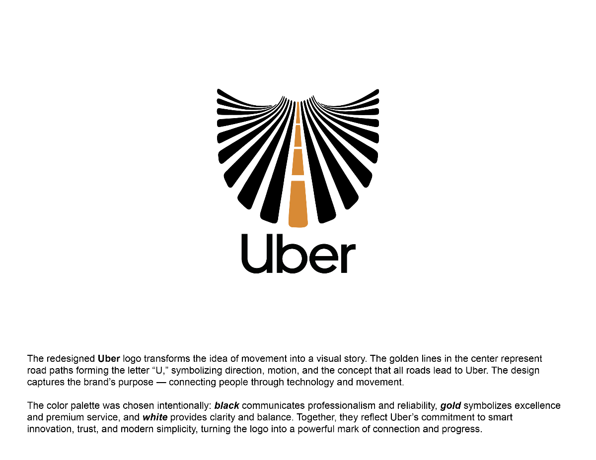 Uber Logo Redesign Branding Concept