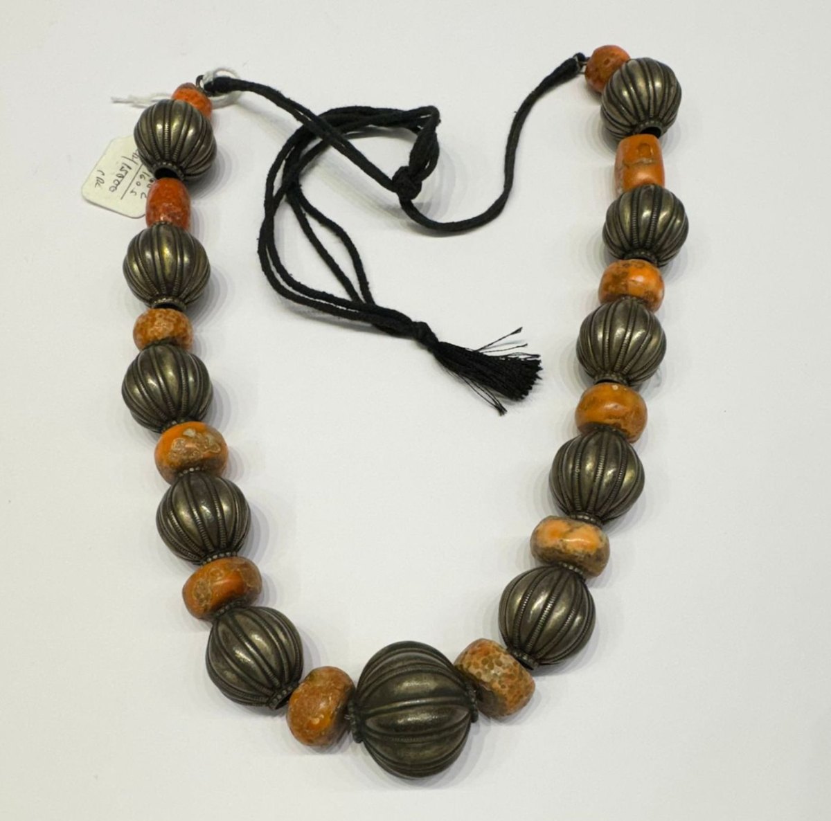 Metal Beaded Tribal Necklace