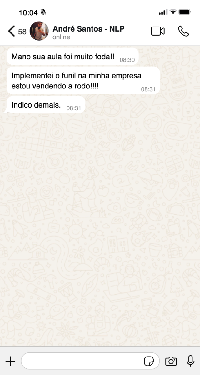 Depoimento André Santos