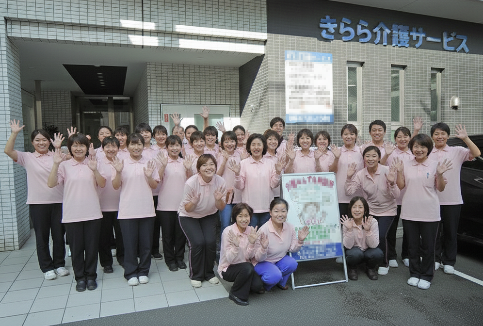 きらら介護サービススタッフ集合写真